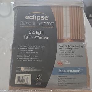 Eclipse Absolute Zero Blackout Curtains - Wheat - 42"W x 84"L